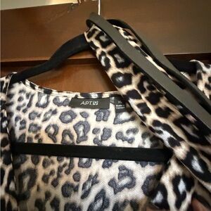 Apt. 9 Animal Print  wrap dress